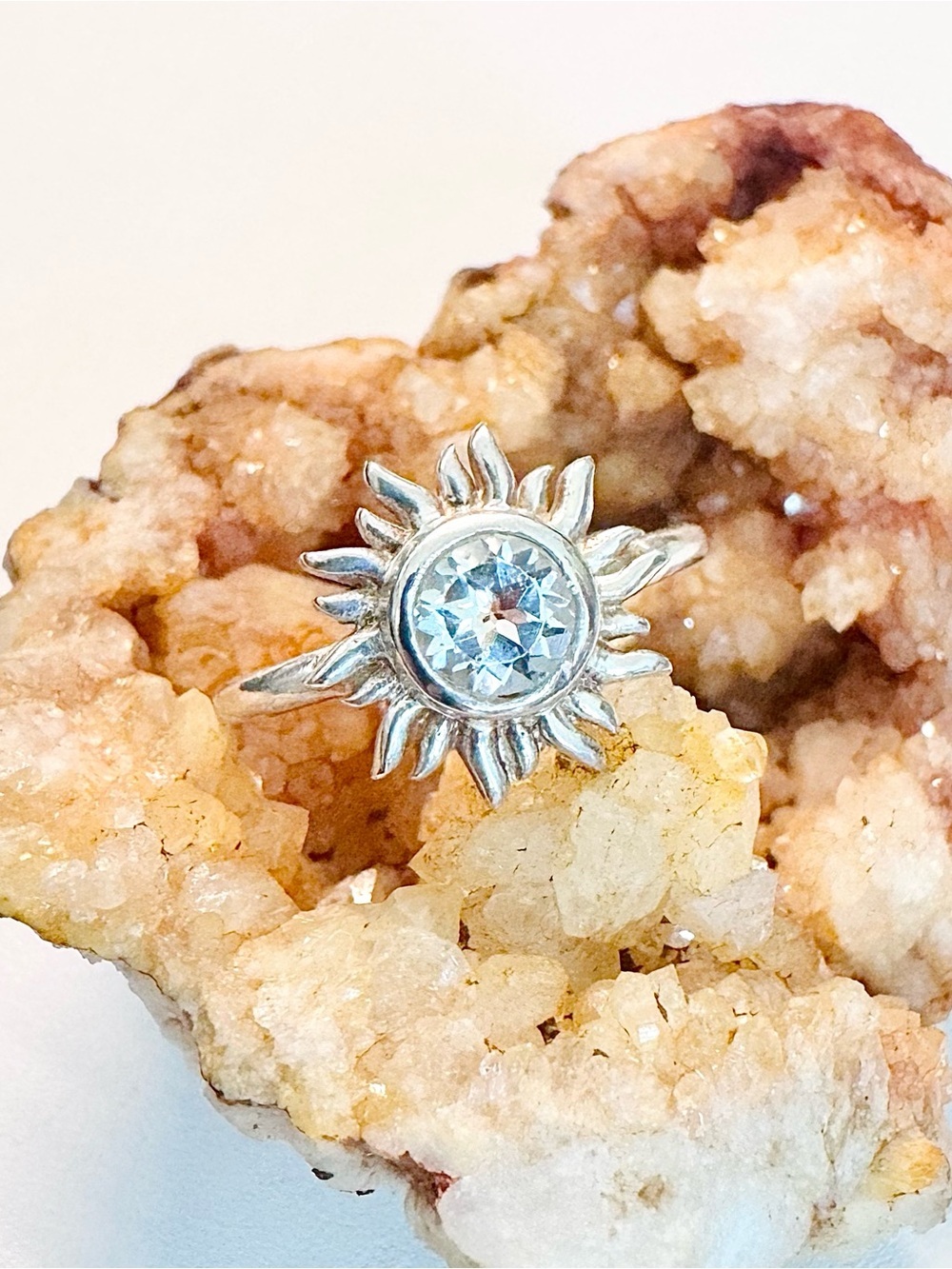 Pale Blue Topaz Sterling Silver Celestial Ring (6)